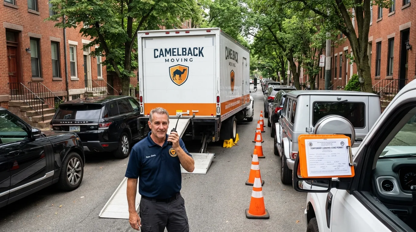 City street loading permit setup in Clinton, CT